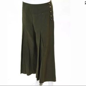 Anthropologie Elevenses Wide Leg Flow Cropped Pant